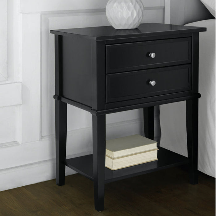 Dorel Home Franklin Accent Table With 2 Drawers
