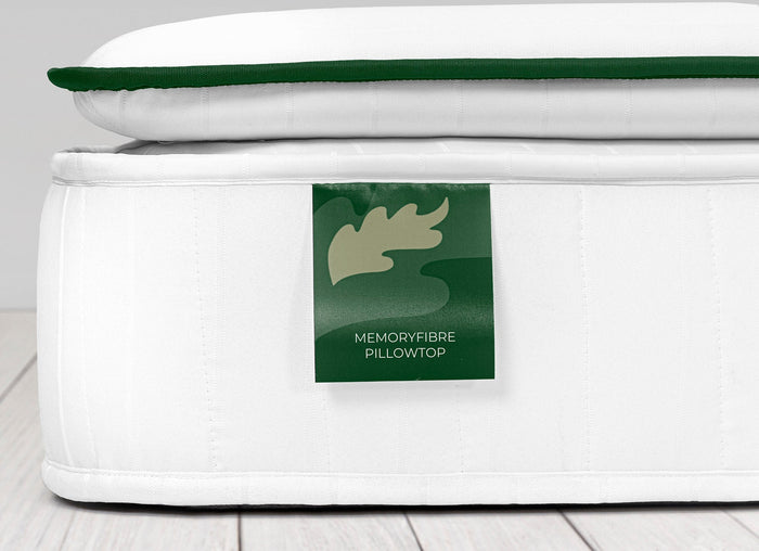 Airsprung Beds Eco Memoryfibre Pillowtop Rolled Mattress
