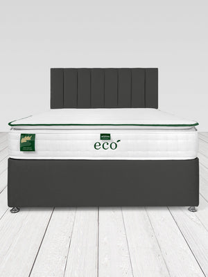 Airsprung Beds Eco 1500 Pocket Memoryfibre Pillowtop Divan Set-Better Bed Company