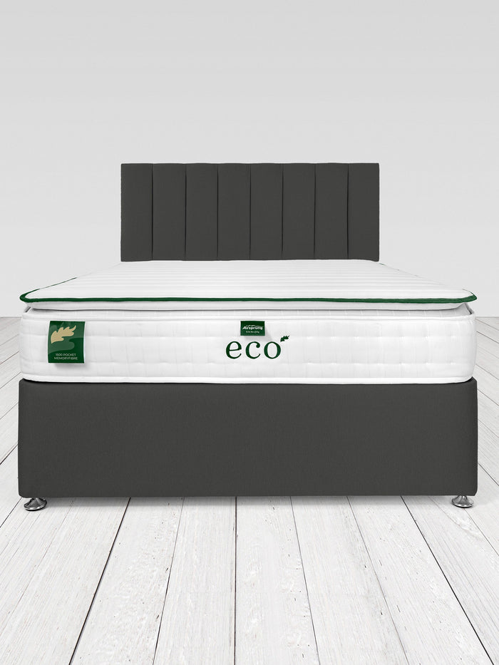 Airsprung Beds Eco 1500 Pocket Memoryfibre Pillowtop Divan Set