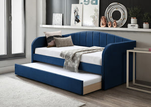 Flintshire Fabric Daybed Blue-Better Bed Company