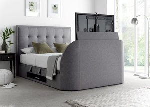 Kaydian Falstone TV Bed Marbella Grey-Better Bed Company
