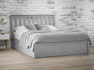 LPD Furniture Oxford Grey Ottoman Bed