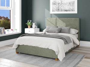 Better Peterborough Velvet Green Ottoman Bed-Better Bed Company