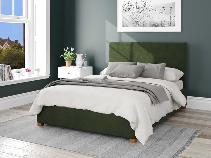 Better Peterborough Dark Green Ottoman Bed