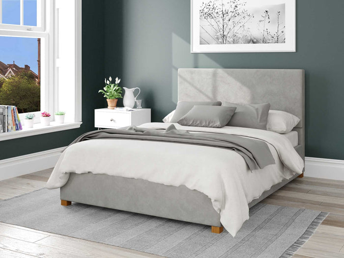 Better Peterborough Silver Grey Ottoman Bed