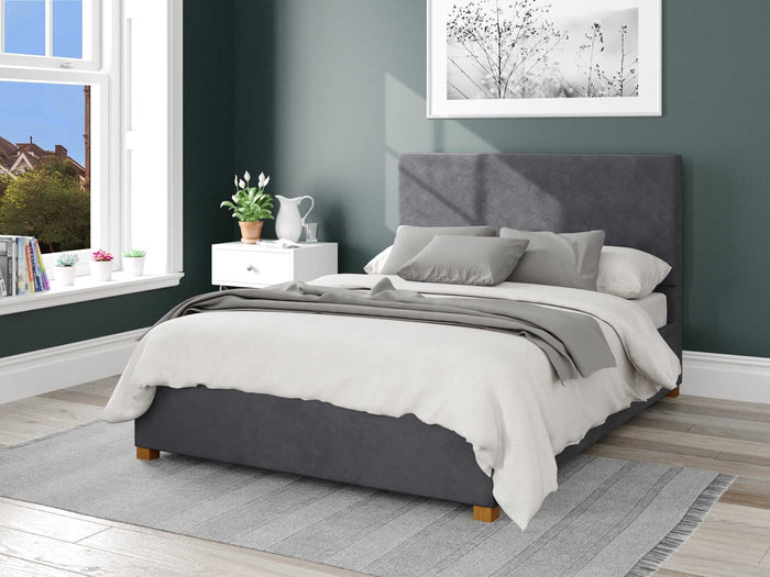 Better Peterborough Dark Grey Ottoman Bed
