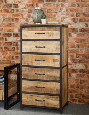 Indian Hub Cosmo Industrial Tall Chest