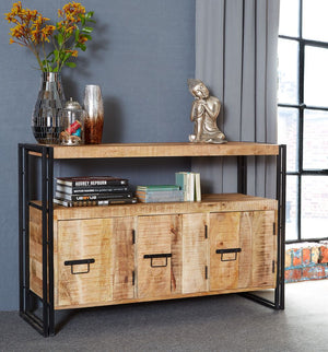 Indian Hub Cosmo Industrial Sideboard-Better Bed Company 