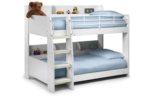 Julian Bowen Domino White Bunk Bed