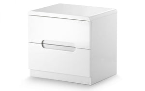 Julian Bowen Manhattan 2 Drawer Bedside Chest