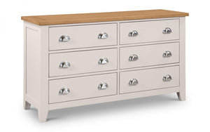 Julian Bowen Richmond 6 Drawer Wide Chest