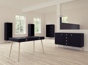 Steens Softline Living Black Standard Desk