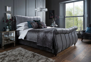 Flintshire Furniture Leona Velvet Bed Frame-Better Bed Company