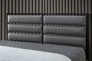 Flintshire Marford Bed Frame Grey Headboard-Better Bed Company