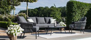 Maze Rattan Marina 3 Seat Sofa Set From Other View Detail Close Up-Better Bed Company 