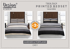 Design Studio Twin Pack Mariner/Portland Duvet Set