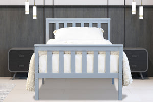 Flintshire Marnel Bed Frame Grey Single-Better Bed Company