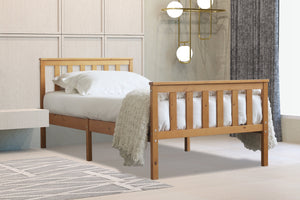 Flintshire Marnel Bed Frame Oak Single-Better Bed Company