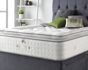 Aspire Hybrid Memory Pillowtop Mattress Front Close Up-Better Bed Company 