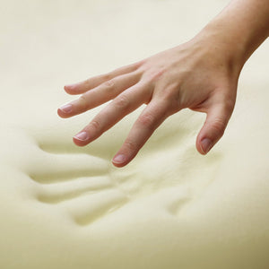 Memory foam hand print detail-Better Bed Company 