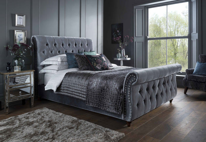 Flintshire Furniture Montana Velvet Bed Frame