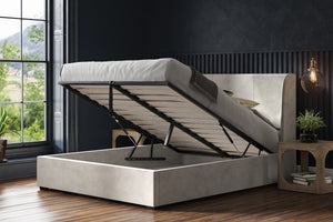 Gloucestershire Ottoman Bed Light Grey-Better Bed Company