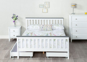 Better Woodford Bed Frame With Drawers From the Front-Better Bed Company