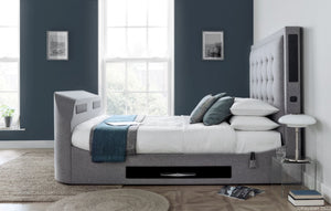Kaydian Titan Marbella Grey Media Bed - Better Bed Company