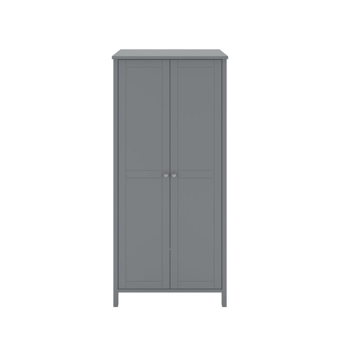 Steens Tromso Grey 2 Door Wardrobe