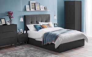 Julian Bowen Alicia Anthracite Bedroom Furniture Range-Better Bed Company 