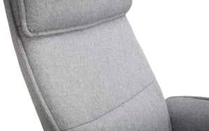 Julian Bowen Aria Recliner And Stool Chair Stitching Detail-Better Bed Company 