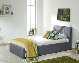 Bolton Grey Ottoman Bed Single-Better Bed Company 