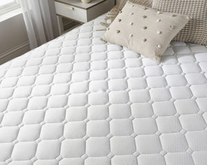 Aspire Quad Layer Pro Hybrid Rolled Mattress Top View-Better Bed Company