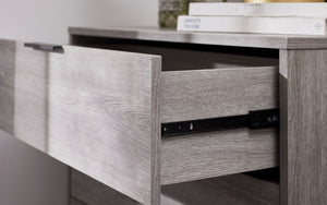 Julian Bowen Bali 4 Drawer Chest Grey Oak Runners-Better Bed Company