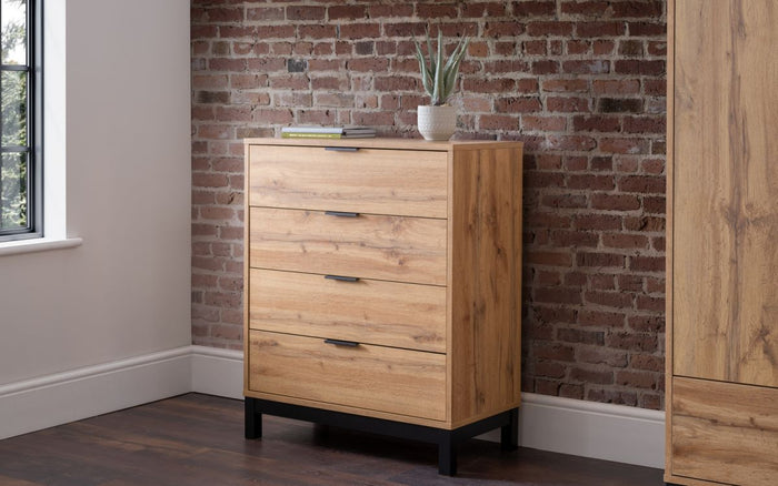 Julian Bowen Bali 4 Drawer Chest