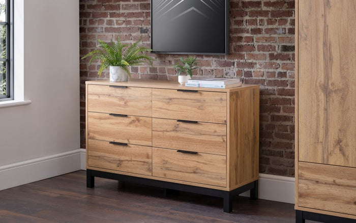 Julian Bowen Bali 6 Drawer Chest