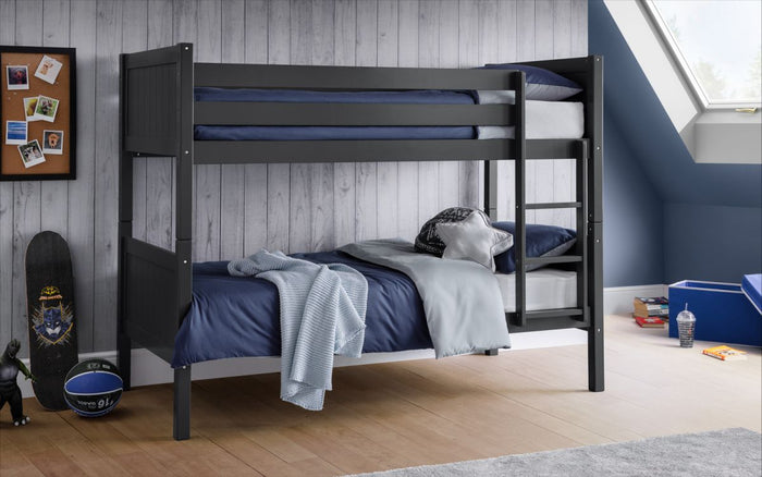 Julian Bowen Bella Bunk Bed Anthracite