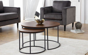 Julian Bowen Bellini Round Nesting Coffee Table