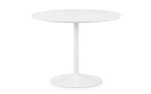 Julian Bowen Blanco Round Table In White