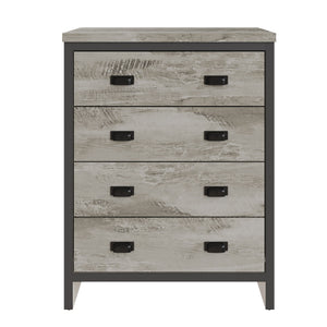 GFW Boston 4 Drawer Chest Of Drawers From Front-Better Bed Company