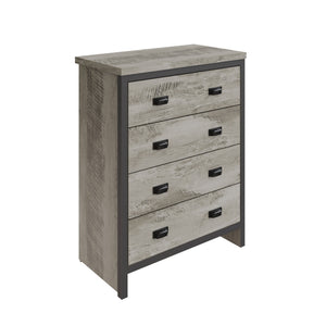 GFW Boston 4 Drawer Chest Of Drawers From Side-Better Bed Company