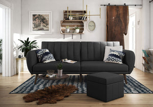 Dorel Home Brittany Sofa Bed Dark Grey-Better Bed Company 