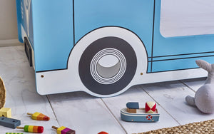 Julian Bowen Campervan Bed Back Wheel Close Up-Better Bed Company