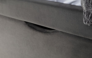 Julian Bowen Capri Fabric Bed Frame Dark Grey