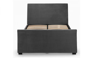 Julian Bowen Capri Fabric Bed Frame Dark Grey