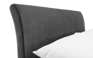 Julian Bowen Capri Fabric Bed Frame Dark Grey