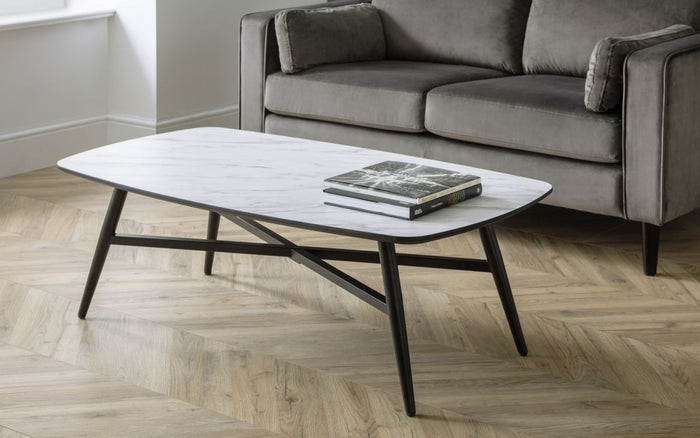 Julian Bowen Caruso Marble Effect Coffee Table