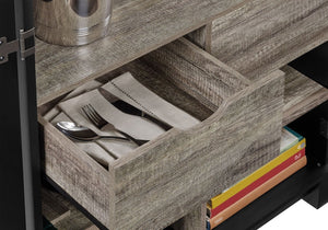 Dorel Home Carver 64” Storage Cabinet Inside Drawer-Better Bed Company