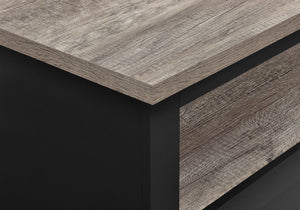 Dorel Home Carver 64” Storage Cabinet Corner Detail-Better Bed Company